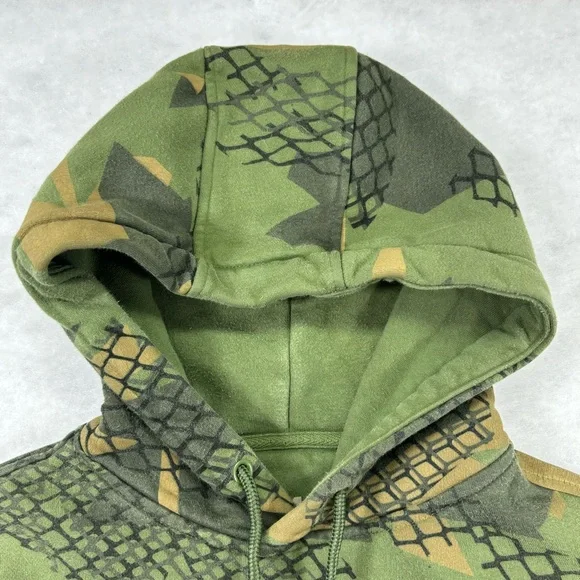 Staple Hooded Sweatshirt Men’s Size XS Green Camouflage - Picture 4 of 9